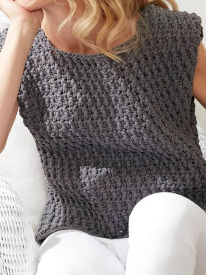 Vest crochet pattern, easy vest crochet pattern, chunky vest waistcoat women ladies pdf