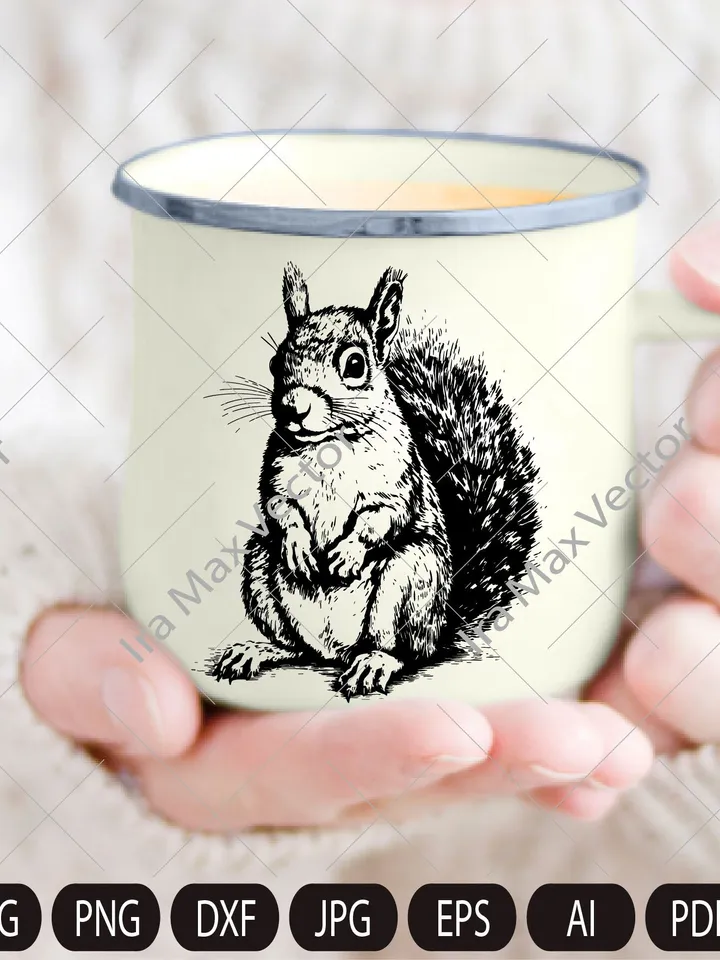 Squirrel SVG, Squirrel shirt, Squirrel png,Squirrel vector, Squirrel cricut,Squirrel poster, Squirrel download