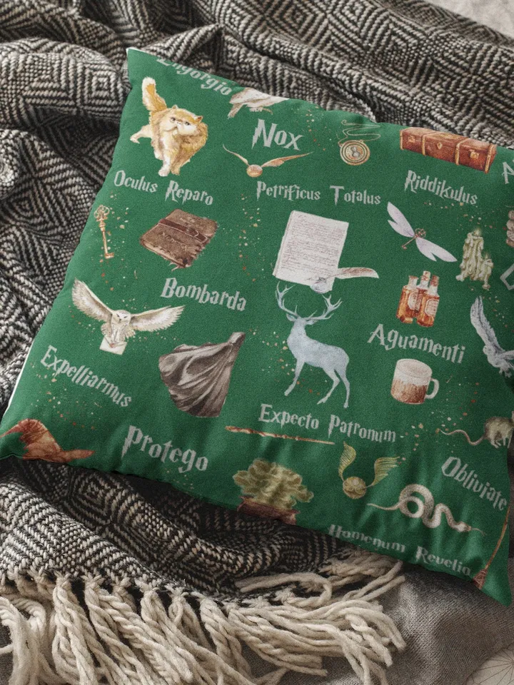 Wizarding World Baby Pillow; Magic School Pillow Owl Key Magic World Custom Wizard Pillow Gift for Baby Magic School Pillow WBB12