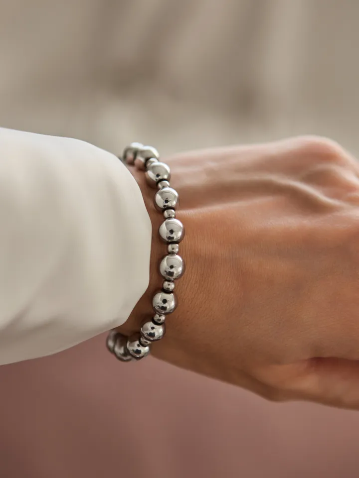Hematite set (necklace, earrings, bracelet)