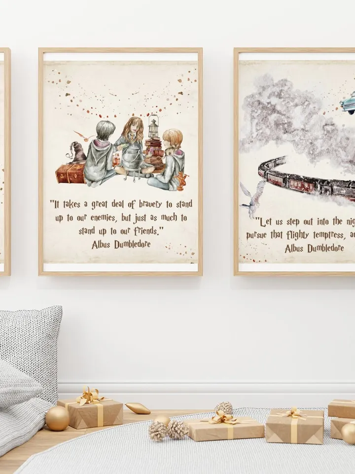 Wizarding World Printables Wall art; Magic School printable nursery; Wizarding World Quotes; Wizard Poster; Wizard Print; Wizard Decor