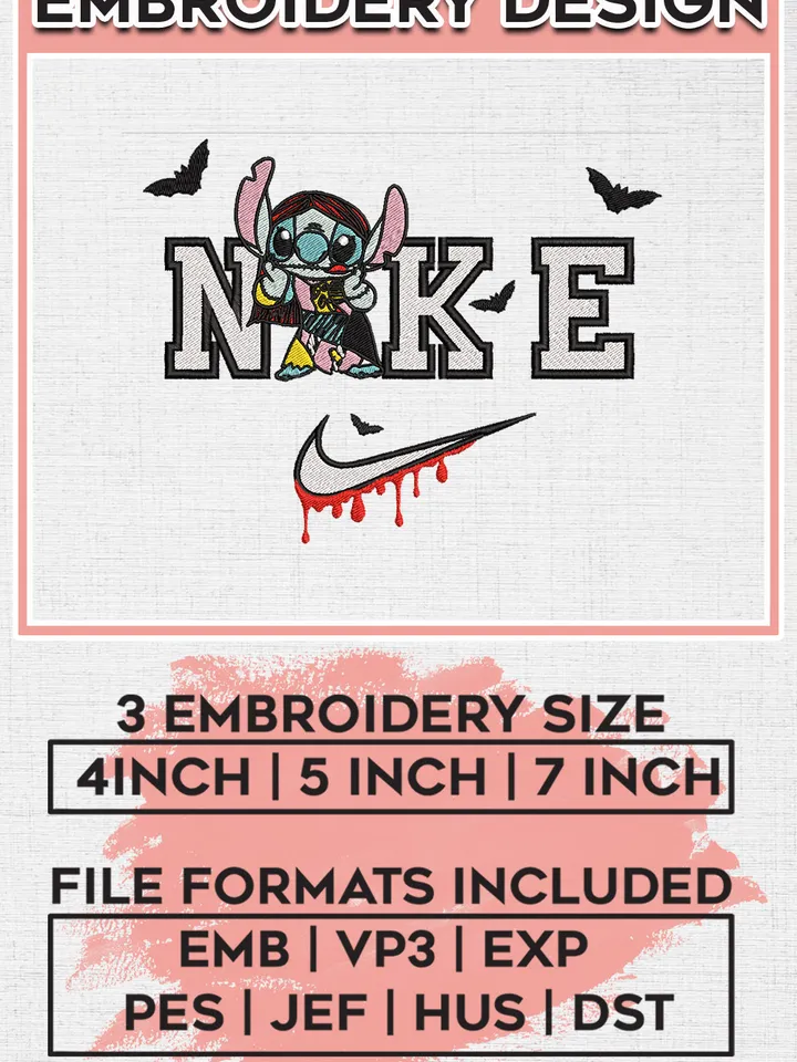 Ni.kee Angle Stitch Girlfriend x Sally Halloween Embroidery designs, Nightmare Before Christmas Machine embroidery designs, Halloween embroidery files, Machine Embroidery Digitized Pes Files, Digital Download