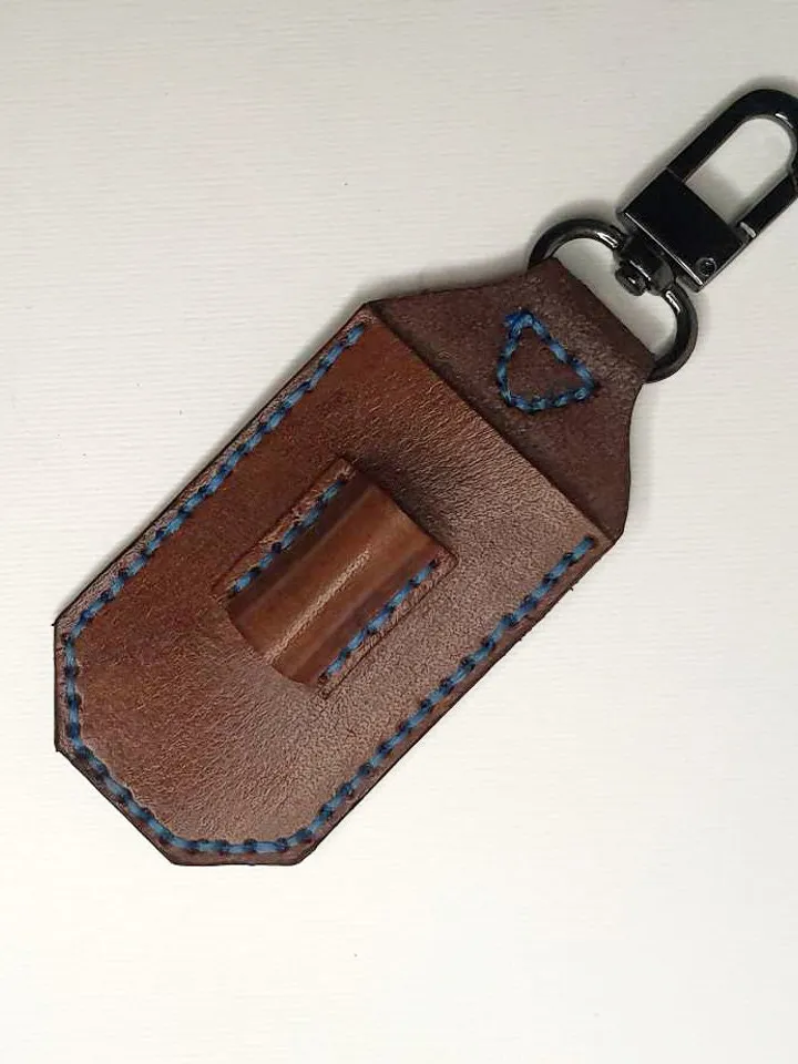 Ferro Rod Leather Pouch Pattern | Digital Download - Fire Starter Holder PDF Template | DIY Bushcraft Leathercraft Design, easy and simple
