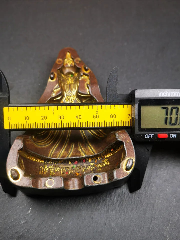 Gandhanra Antique Tibetan Statue Mold,Padmasambhava Tsa Tsa,Guru Rinpoche,Lotus Born,Old Mould Making Clay Buddha Statue,Tsha Tsha