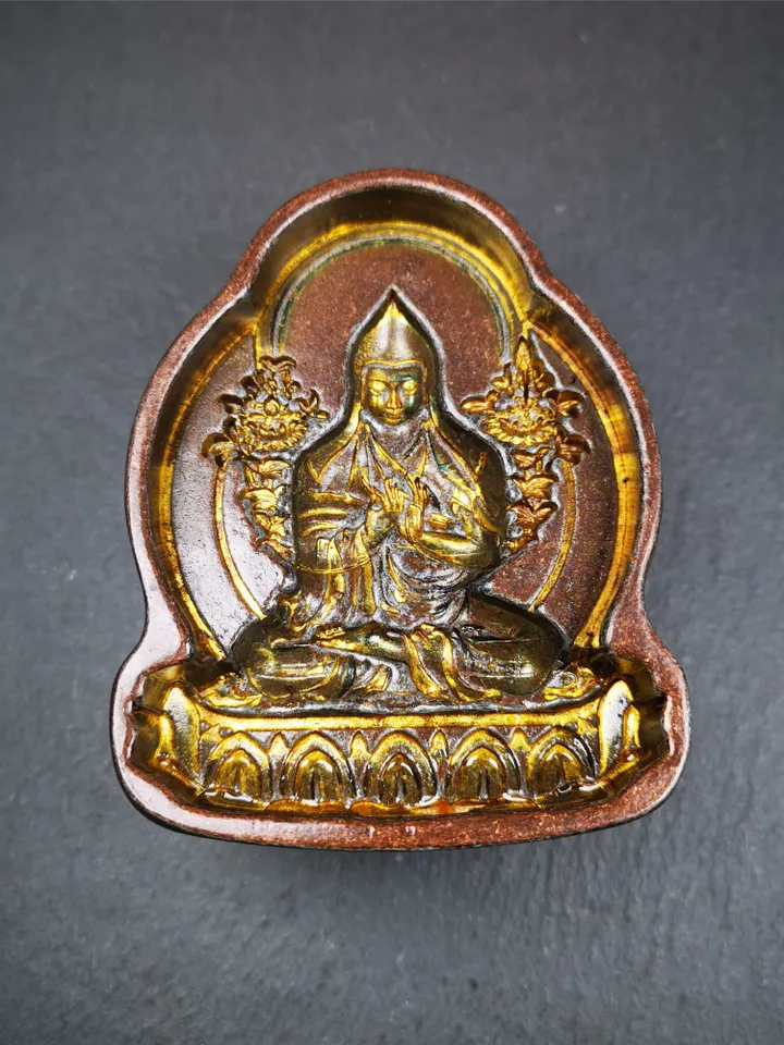 Gandhanra Tibetan Buddha Statue Tsa Tsa Mold,Je Tsongkhapa,Copper Mould For Making Clay Buddha Statue,Tsha Tsha