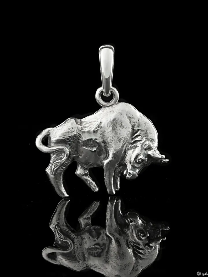 Silver Bull Pendant
