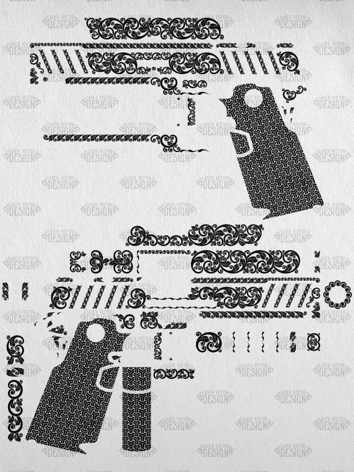 VECTOR DESIGN Springfield Armory 1911 DS Prodigy AOS Scrollwork 2