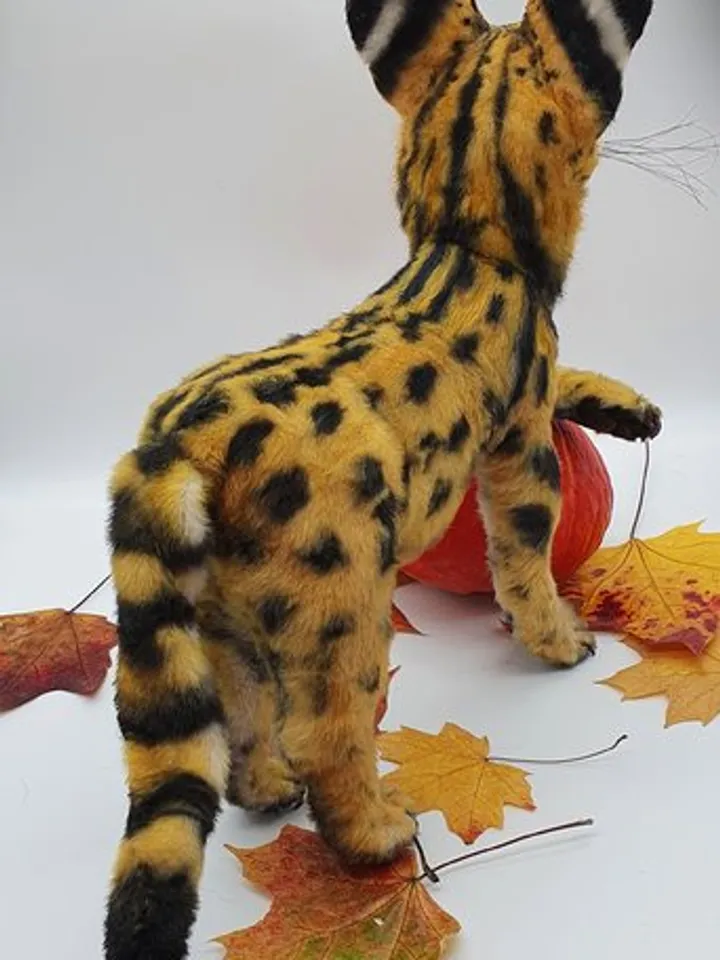 Sewing PATTERN Serval Toy-Collectible Toy - Posing Toy- Serval Toy
