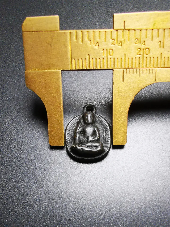 Gandhanra Handmade Amulet,Jetsun Milarepa Pendant, Mala Pendant, Prayer Beads Accessories,Made of Cold Iron