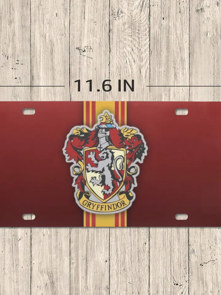 Gryffindor License Plate