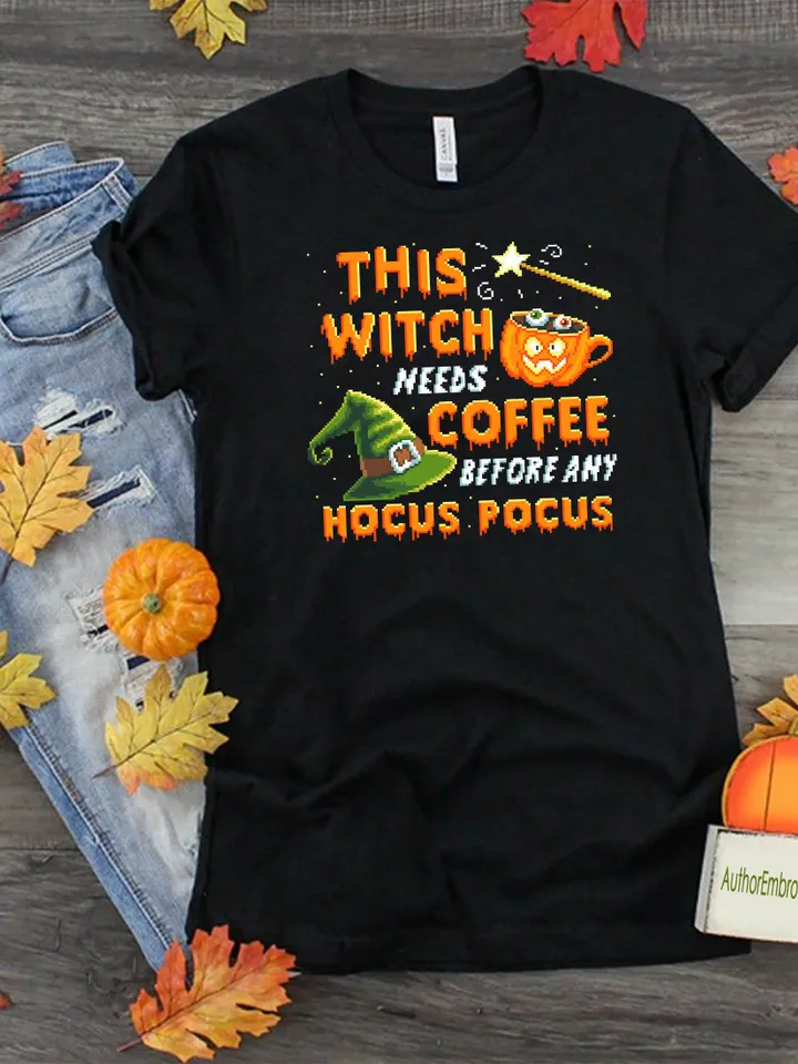 Halloween quotes cross stitch pattern download PDF Coffee cross stitch, Hocus pocus xstitch chart, Cute Halloween embroidery Witch hat #H20