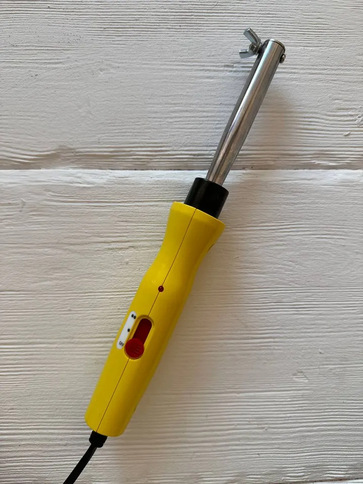 Yellow soldering iron