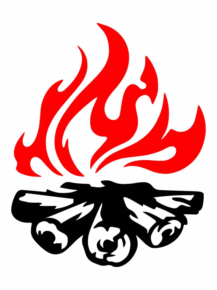Campfire Svg, Campfire Cricut, Flames Svg, Camping Svg, Outdoor Campfire Svg, Camping Crew Svg, Bonfire SVG, Flame svg