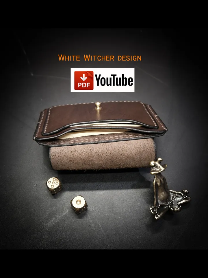 Leather pattern - Belt Wallet - Hunter. EDC45