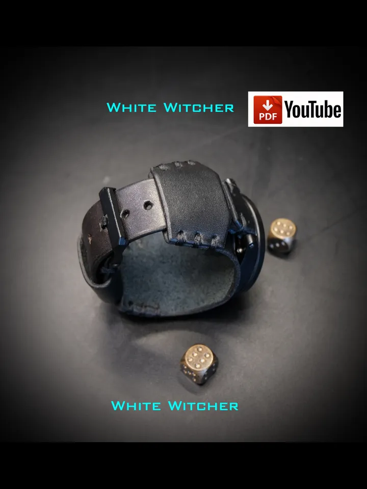 Watch strap - pdf leather pattern.OTH26