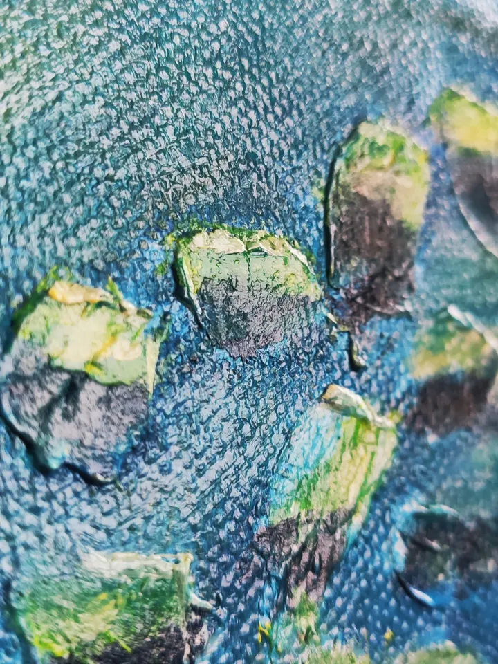 To the sun sea turtle underwater world oil on canvas 40x30 cm three-dimensional painting