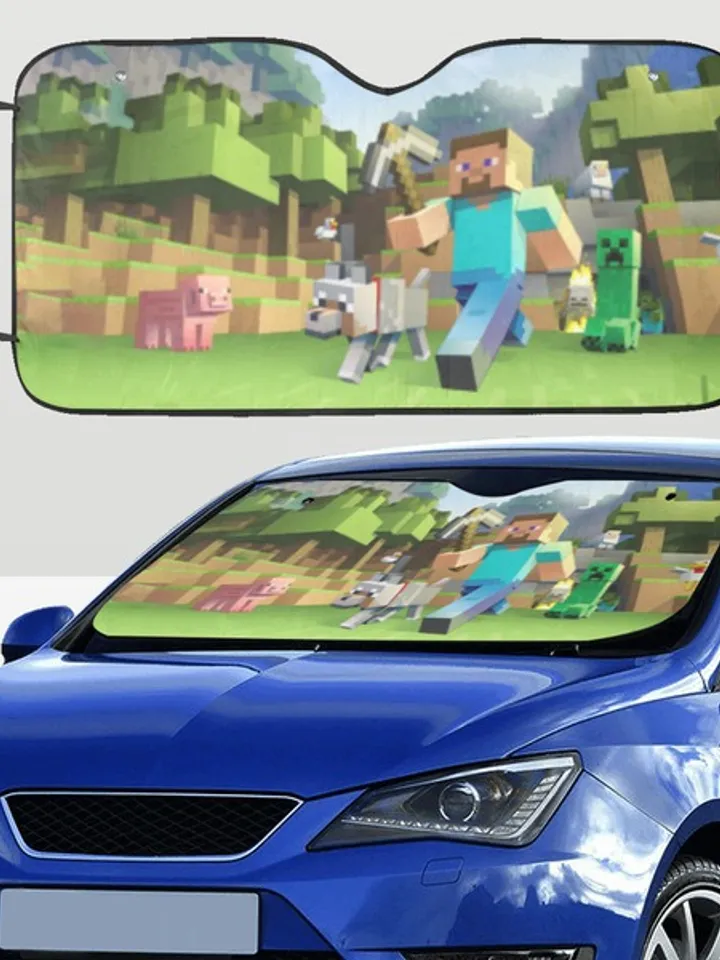Minecraft Car SunShade
