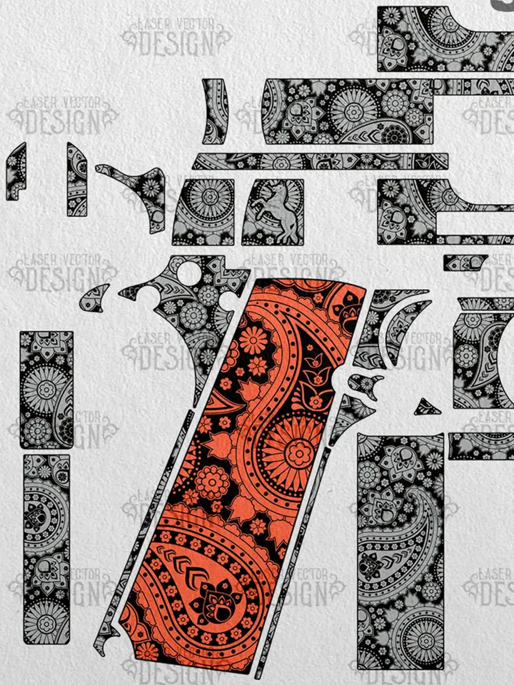 VECTOR DESIGN Colt 1911 government Ornament