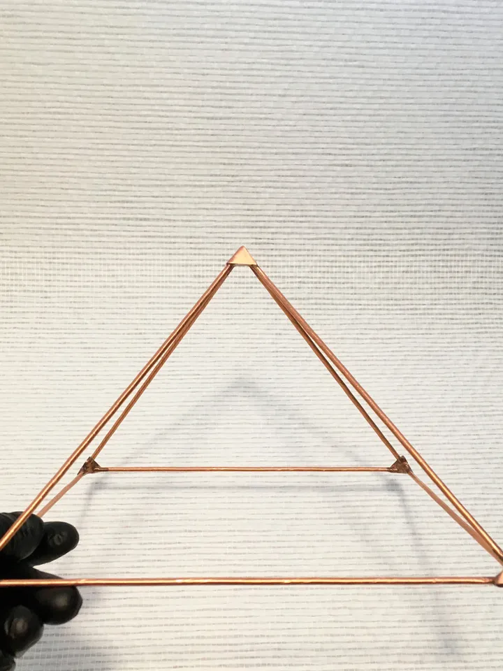 Copper pyramid healing, reiki healing tool