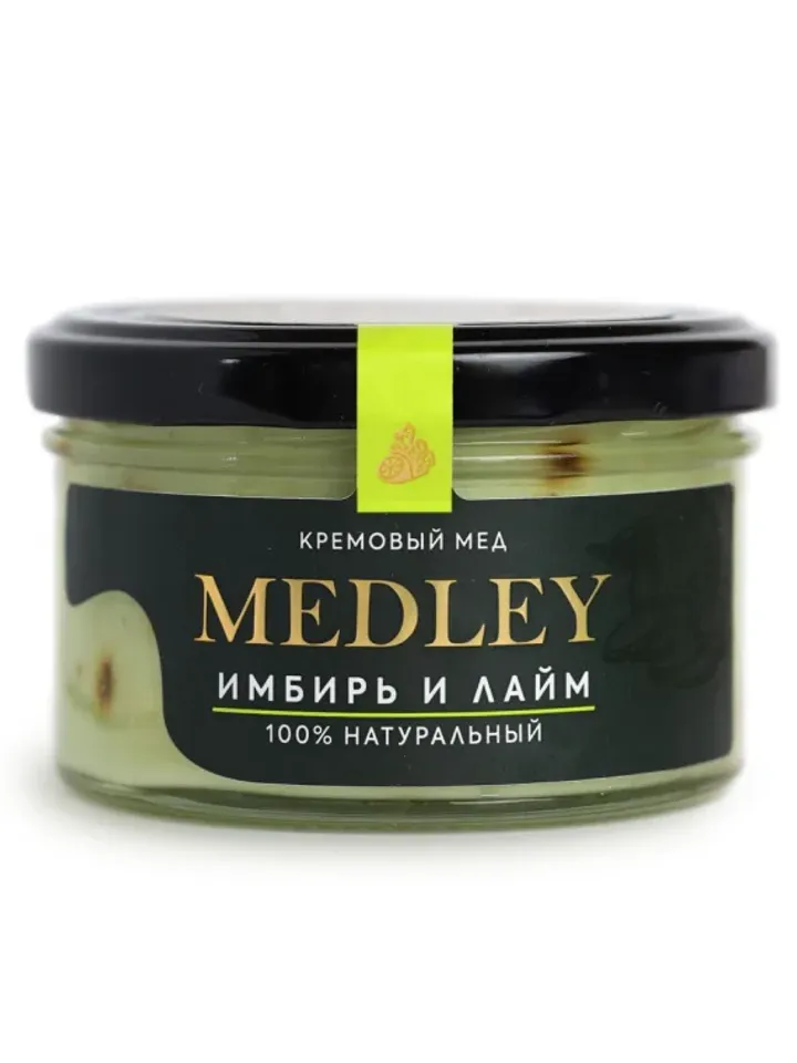 Cream Honey With Ginger And Lime, 200gr.