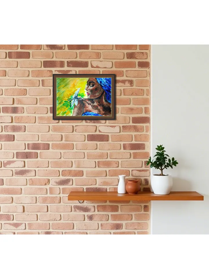 African Queen Painting Watercolor Original Art Black Woman Portrait Painting Female Artwork 8 by 11 Above Sofa Art by TatianaArtShop