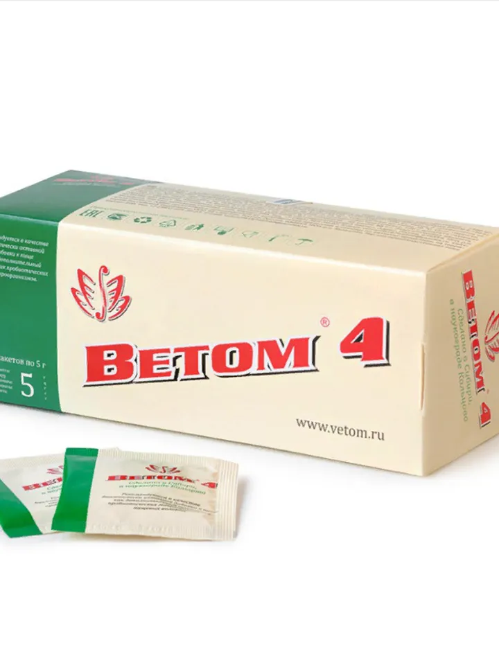 Probiotic Microorganisms microflora healing Intestines Stomach Betom Vetom 4, powder 50 sachets x 5 g