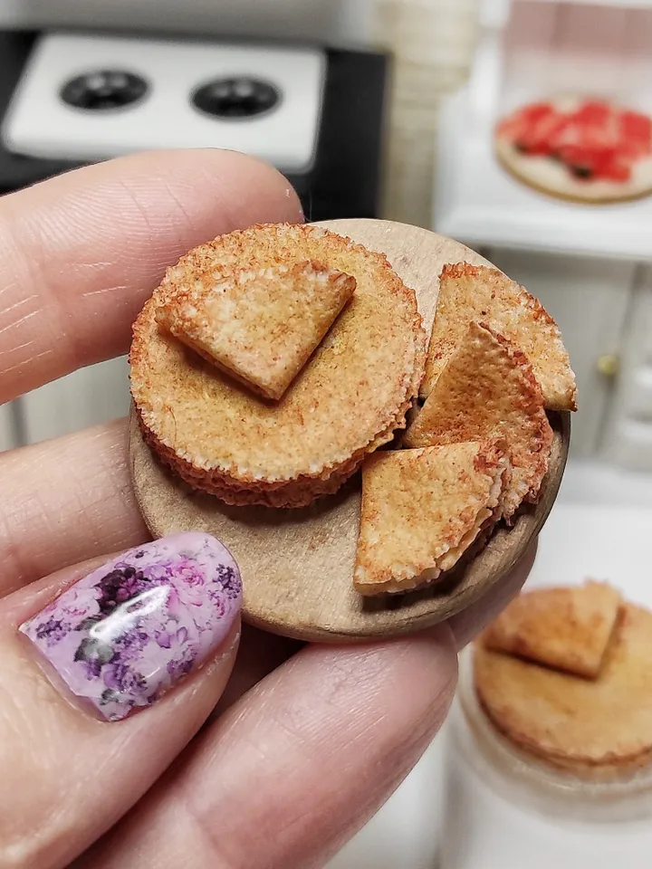 Pancakes for dolls - breakfast for dolls houses - Pancakes from polymer clay - pancakes in 1:12 scale
