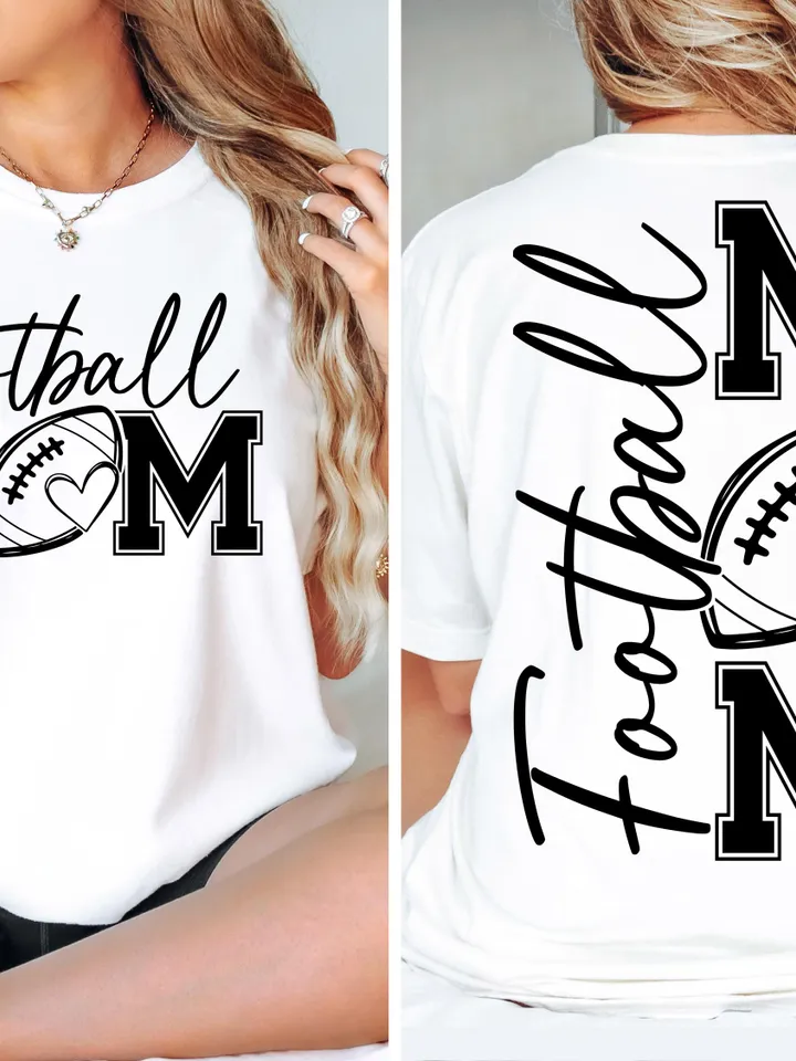 Football Mom SVG, Football Mom Png, Football Mom Shirt Svg, Football Svg, Football Mama Svg, Football Shirt Svg, Game Day Svg Sublimation