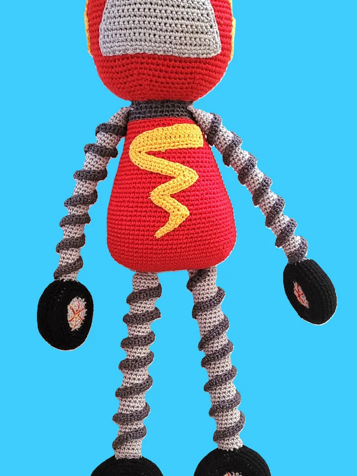 PDF Crochet PATTERN McQueen Lighting ("CARS")