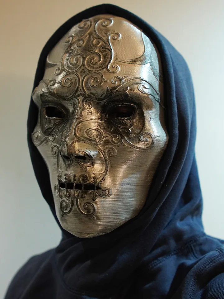 Death Eaters mask from Harry Potter Bellatrix Lestrange Death Eaters mask Harry Potter