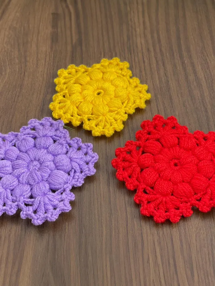 Crochet Rosette Flower Lace Motif Pattern PDF, Vintage-Inspired Floral Tutorial, DIY Coaster, Appliqué, or Home Decor