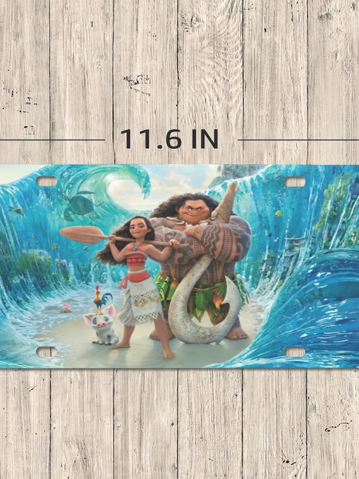 Moana License Plate
