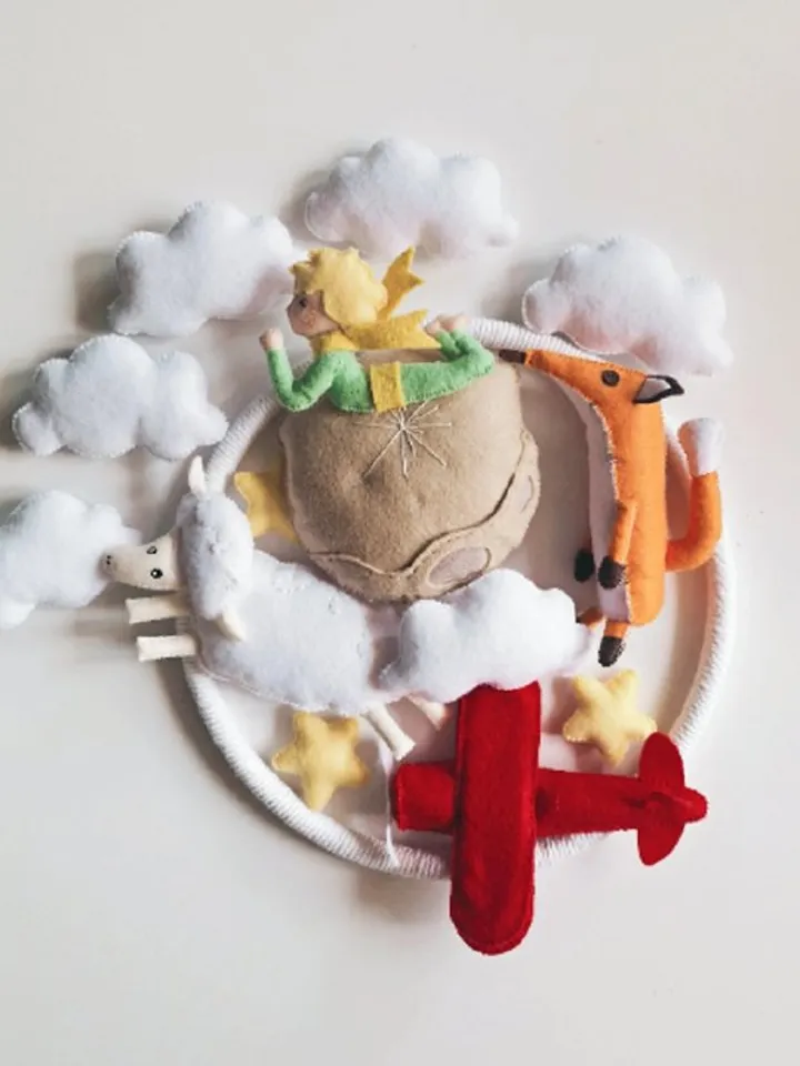 The little Prince Baby mobile hanging, new baby gift