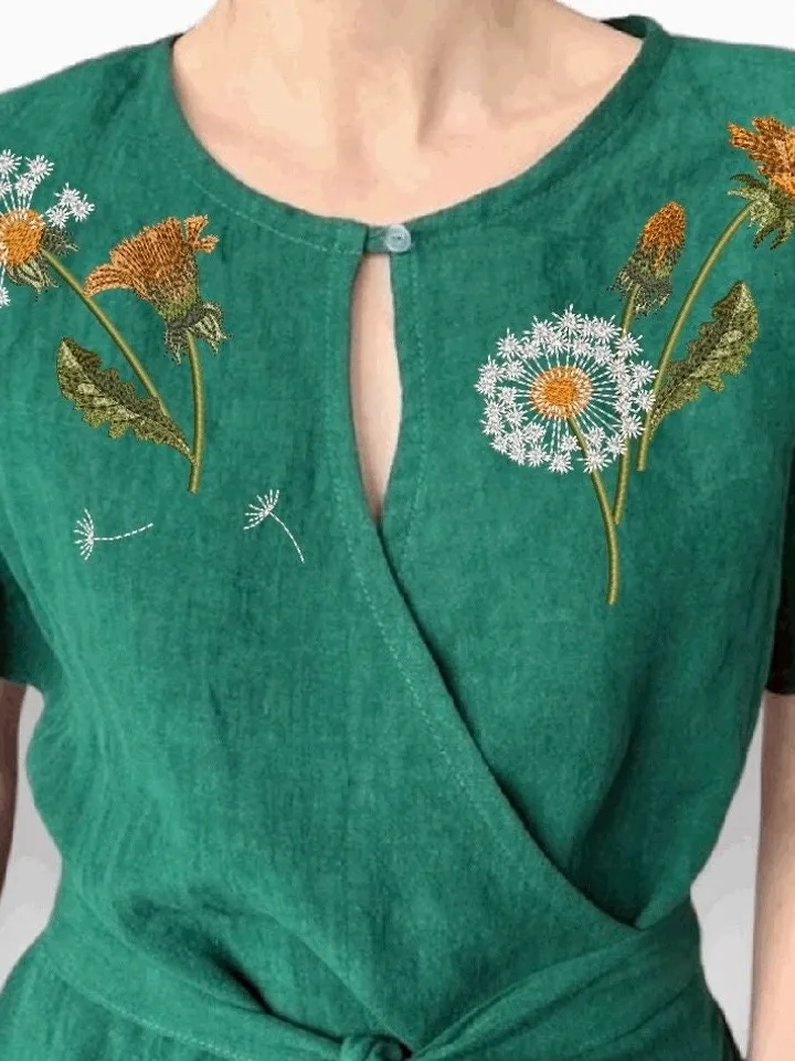 Dandelions set of 13 machine embroidery designs