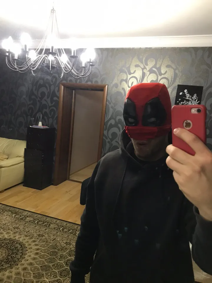 Deadpool Half shell mask cosplay marvel (movie version)
