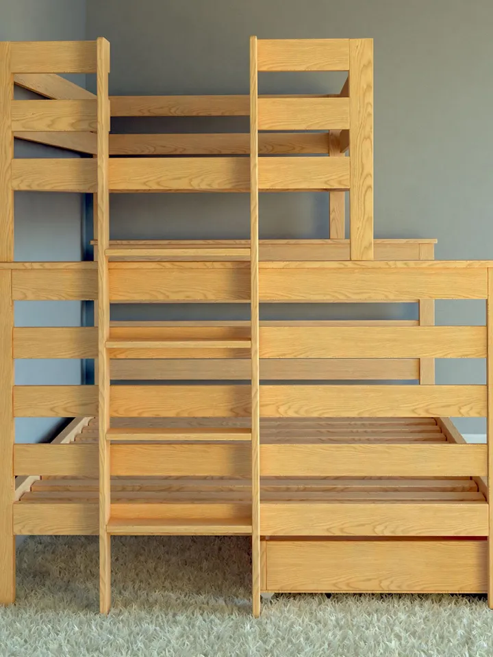 DIY Twin XL Over Queen Bunk Bed Plans, PDF Guide