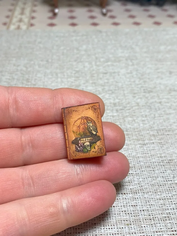 Book for a doll. 1:12. Book for a dollhouse. Handmade.