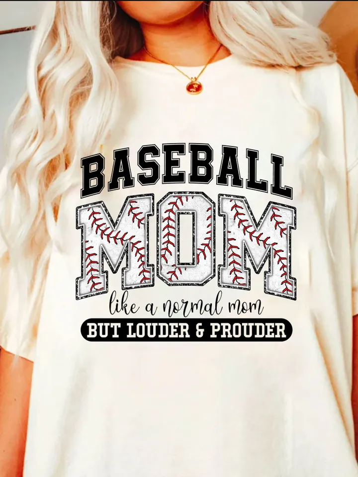 Baseball Mom PNG, Varsity, Distressed, Baseball  mama, Loud and Proud Baseball Mom, Sublimation Design Downloads
