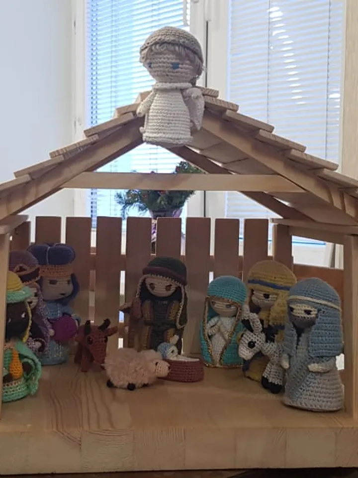 Christmas nativity Magi crochet pattern 3 in 1