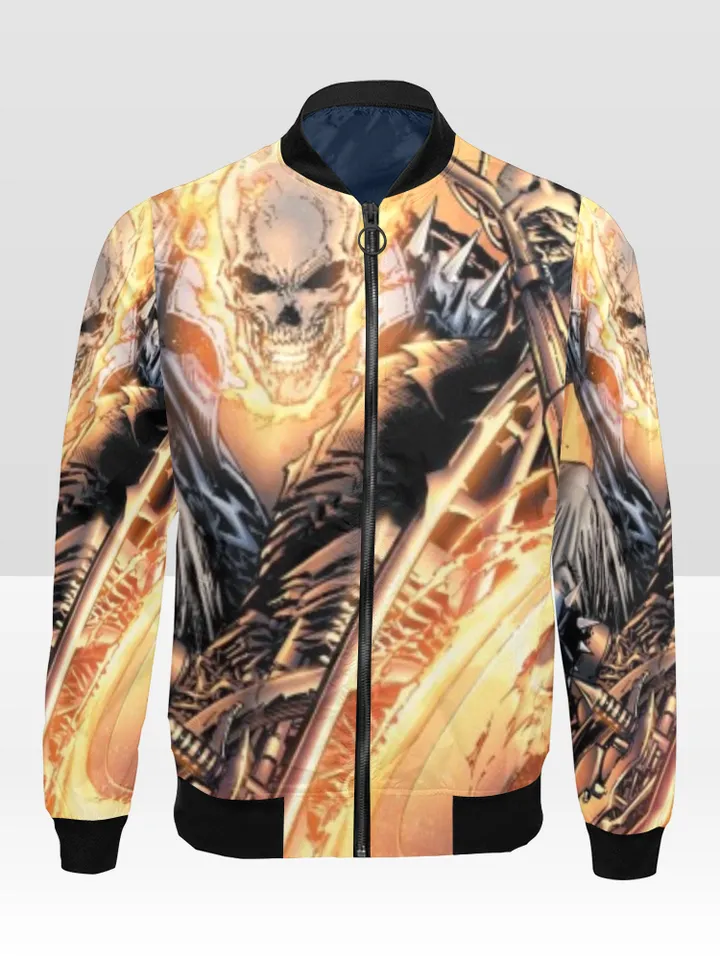 Ghost Rider Bomber Jacket