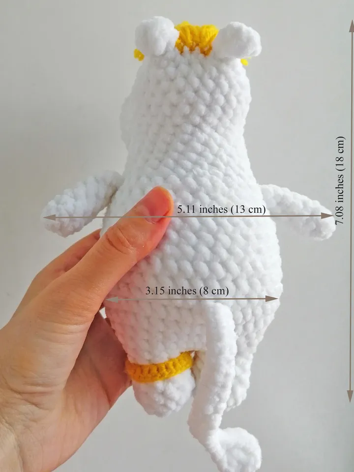 Crochet toy Snorkmaiden