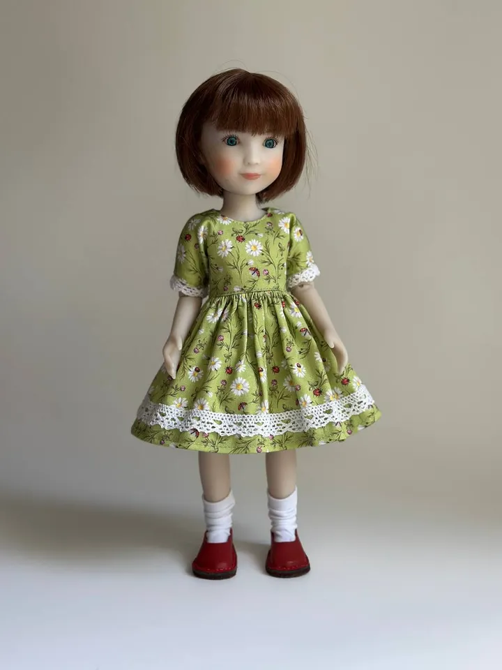 Chamomile Dress pattern for Siblies Ruby Red Fashion Friends