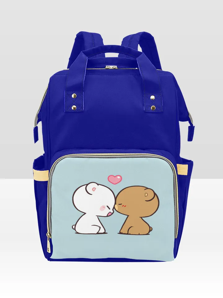Milk and Mocha Bear Diaper Bag Backpack