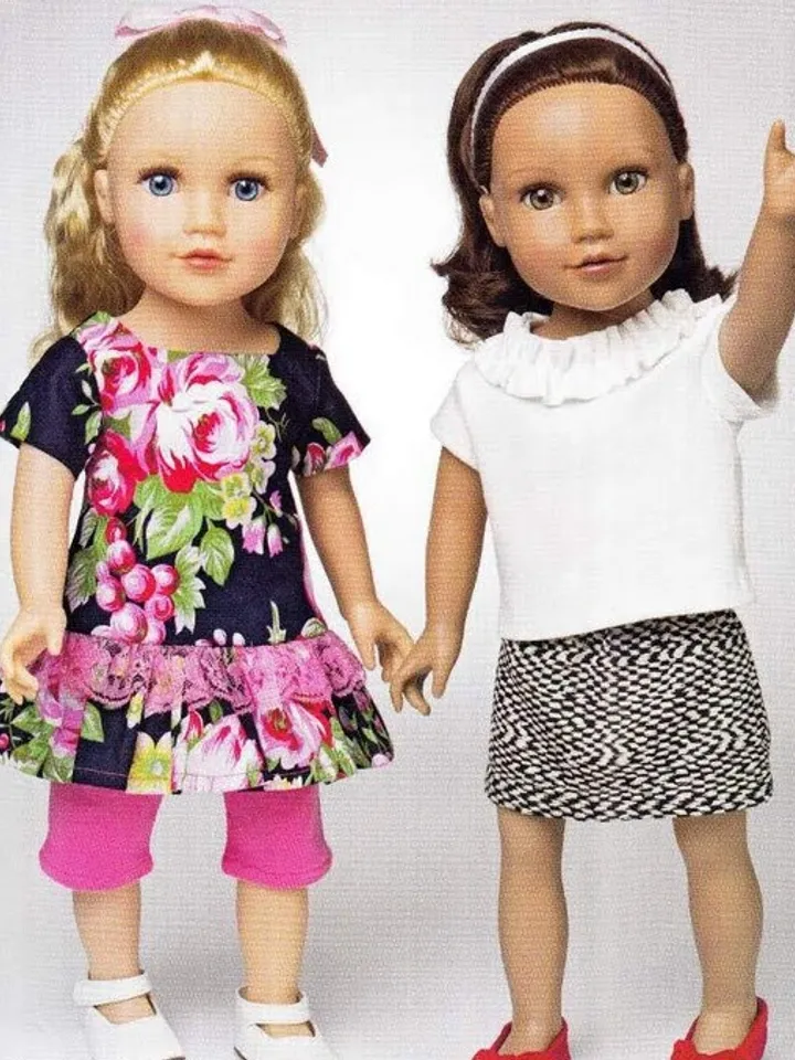 Vintage Sewing Pattern Dolls 18" Copy Simplicity 1193 Wardrobe Clothes for Dolls 18" Digital Download PDF