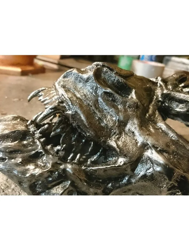 Adult mask - custom made - silver werewolf mask - masquerade mask - sculptural m