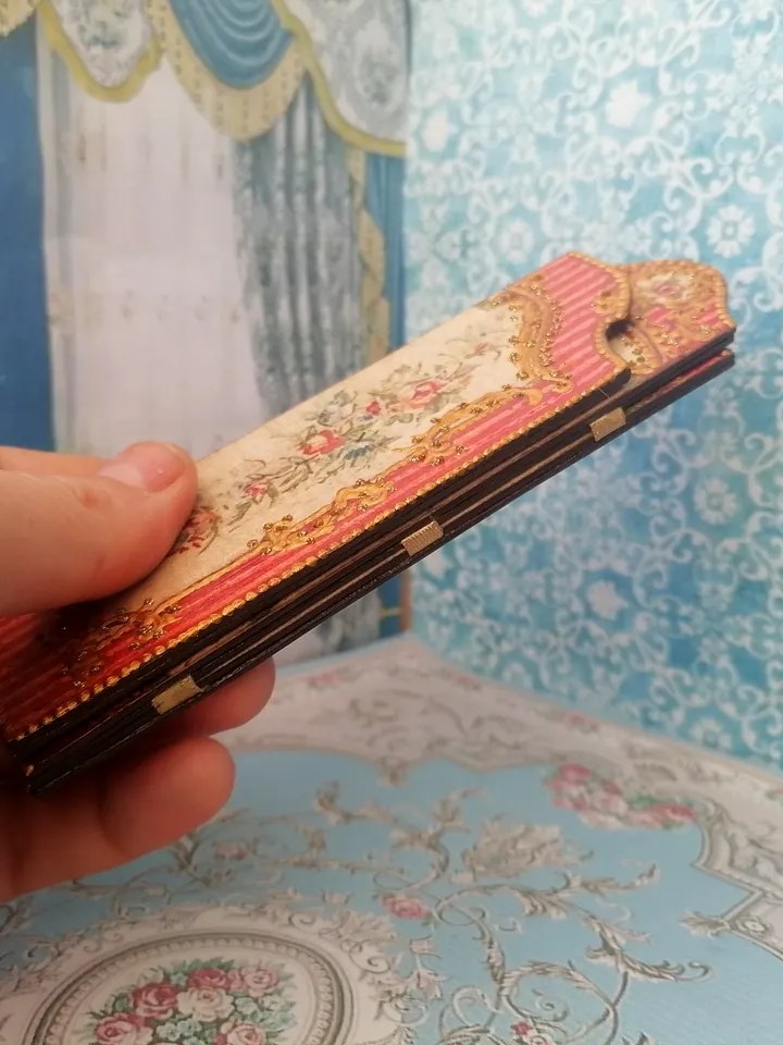 Handmade screen for a dollhouse. 1:12