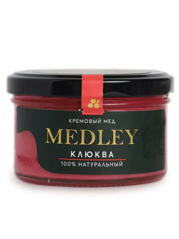 Cream Honey with Cranberry, 200gr.