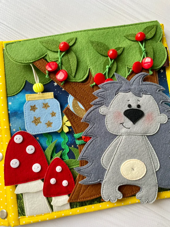 Quiet book forest animals