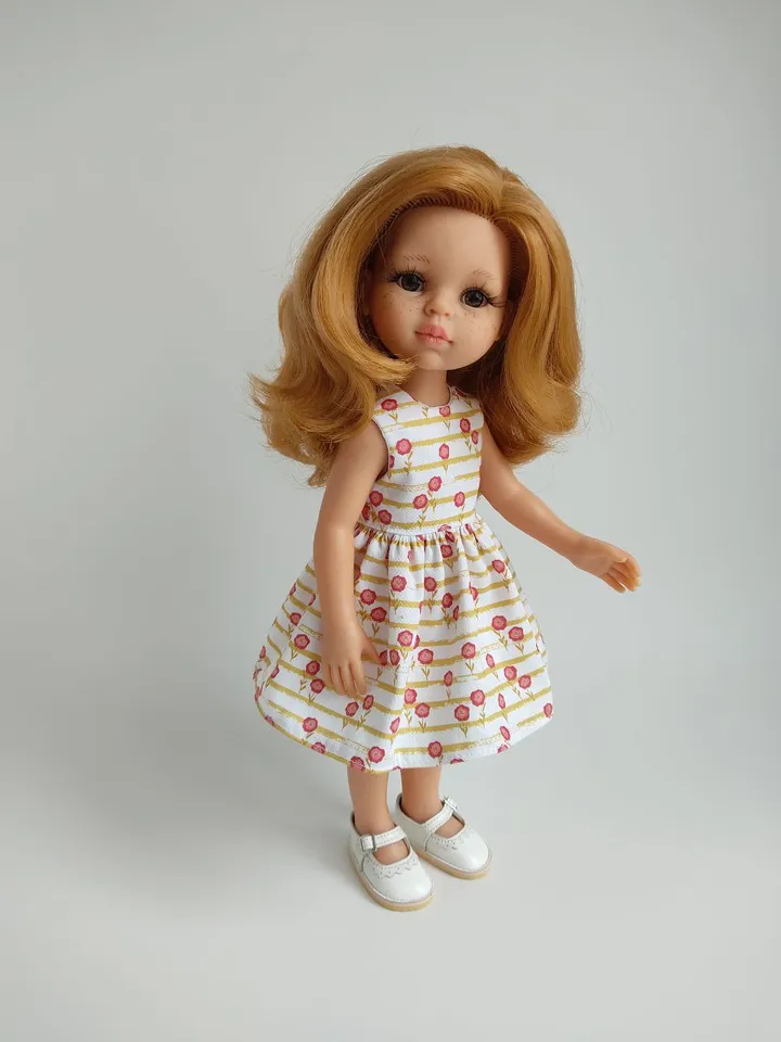 Tiny Charmer dress pattern for Paola Reina dolls