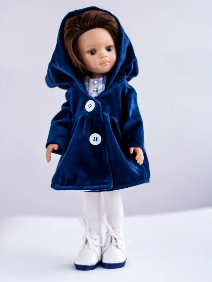 Dianna Effner Little Darling clothes, Paola Reina doll clothes, 13 inch doll clothes, Doll coat, dress, shoes, underwear